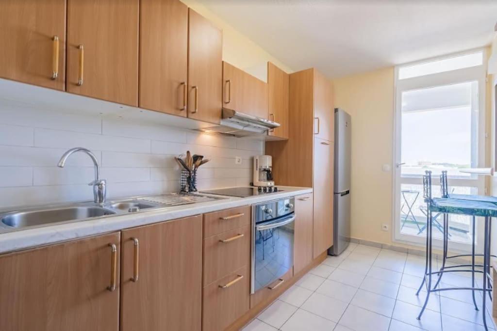L'Horizon, T3, Terrasse, Pkg, Quartier Antigone Apartman Montpellier Kültér fotó