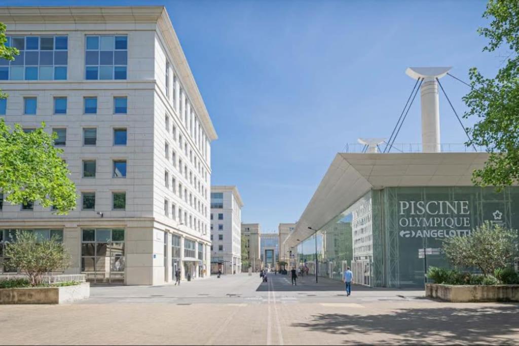 L'Horizon, T3, Terrasse, Pkg, Quartier Antigone Apartman Montpellier Kültér fotó